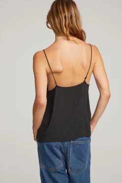 Chaser Brand Wilder Licorice Tank Fashion
