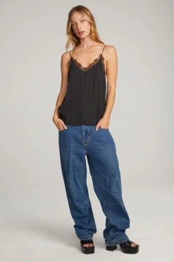 Chaser Brand Wilder Licorice Tank Fashion