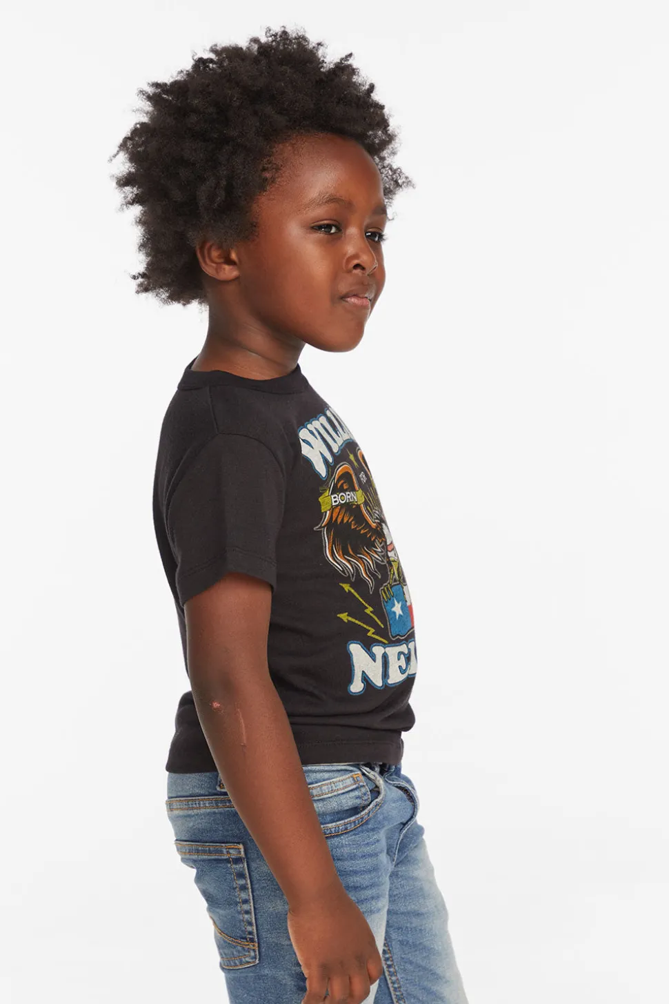 Chaser Brand Willie Nelson Born For Trouble Boys Tee Clearance
