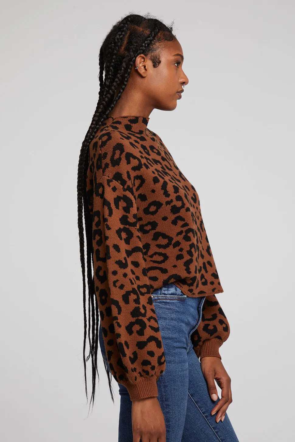 Chaser Brand Willie Old Town Leopard Pullover Hot