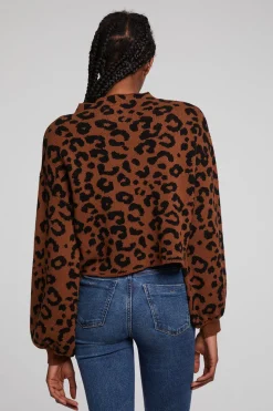 Chaser Brand Willie Old Town Leopard Pullover Hot