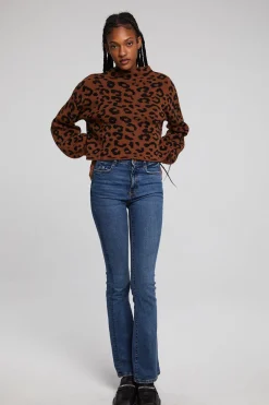 Chaser Brand Willie Old Town Leopard Pullover Hot