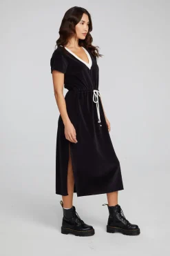 Chaser Brand Woods Shadow Black Dress Sale