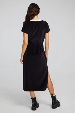 Chaser Brand Woods Shadow Black Dress Sale