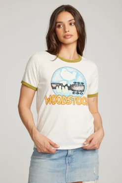 Chaser Brand Woodstock Bird On Guitar Tee Discount
