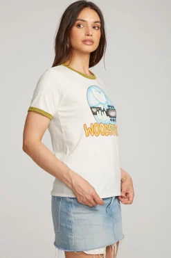 Chaser Brand Woodstock Bird On Guitar Tee Discount