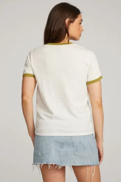 Chaser Brand Woodstock Bird On Guitar Tee Discount