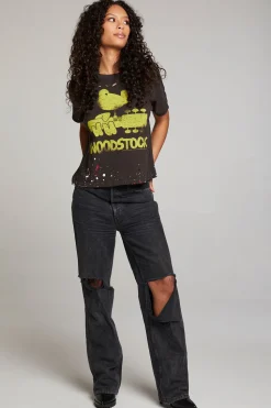 Chaser Brand Woodstock Bird On Guitar Tee Hot