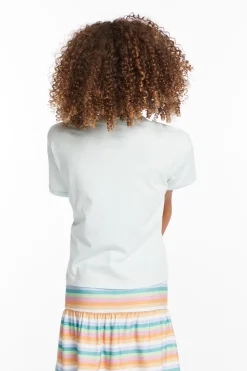 Chaser Brand Woodstock Peace Sign Girls Tee Online