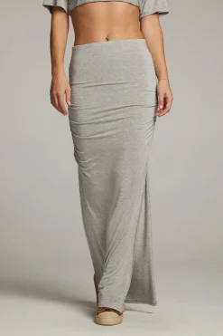 Chaser Brand Wynwood Heather Grey Skirt Store