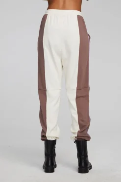 Chaser Brand Yale Deep Taupe And Almond Jogger Cheap