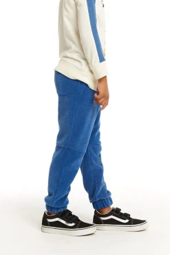 Chaser Brand Zipper Leg Peacock Blue Jogger Hot