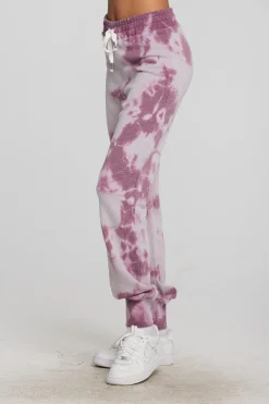 Chaser Brand Zuma Cotton Terry Joggers With Rib And Shoestring Tie Sale