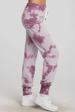 Chaser Brand Zuma Cotton Terry Joggers With Rib And Shoestring Tie Sale
