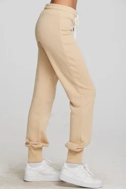Chaser Brand Zuma Cotton Terry Joggers With Rib And Shoestring Tie Cheap