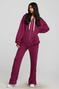 Chaser Brand Zuma Cotton Terry Zip Up Hoodie Best Sale
