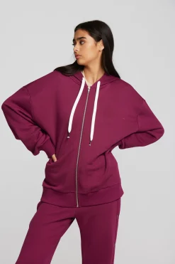 Chaser Brand Zuma Cotton Terry Zip Up Hoodie Best Sale